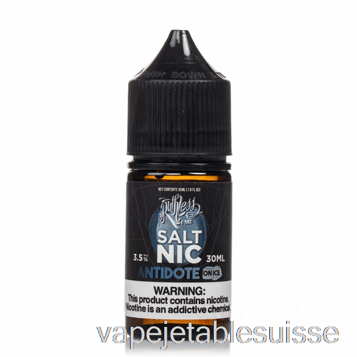 Vape Suisse Antidote Sur Glace - Sel Impitoyable - 30ml 30mg
